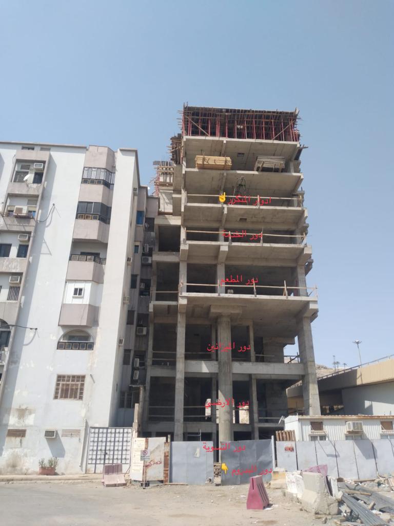 صور كامل المبنى + مسميات الادوار